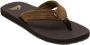 Quiksilver Carver Suede Core Sandalen zwart bruin - Thumbnail 2