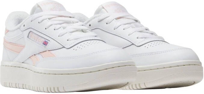 Reebok Club C Double Revenge sneakers met plateauzool Wit