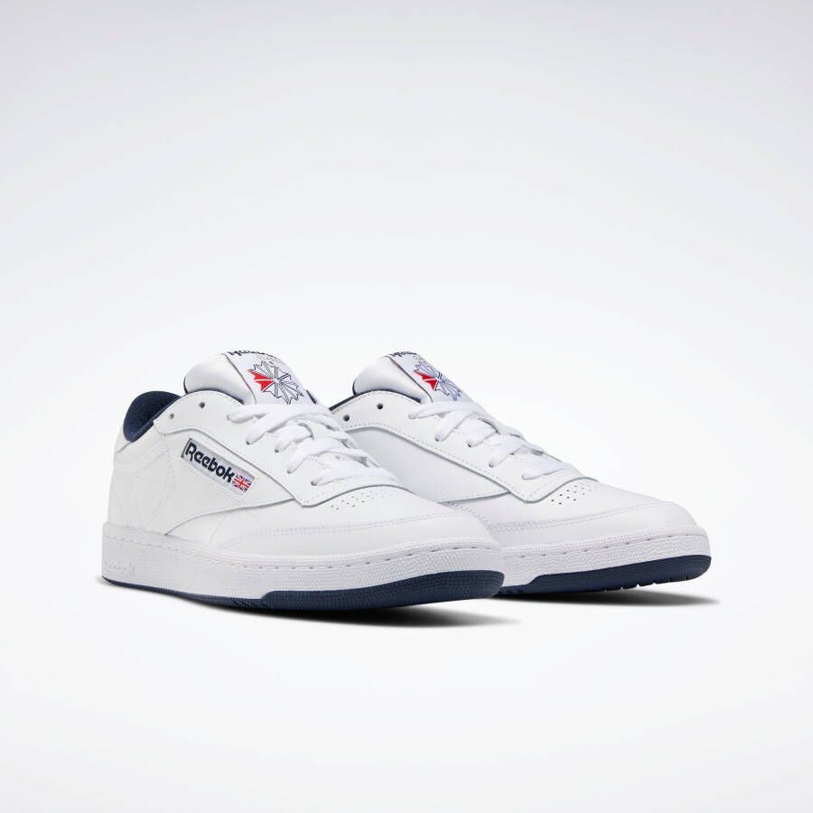 Reebok Classics Club C 85 leren sneakers wit donkerblauw - Foto 5