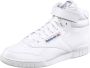 Reebok Classics Ex-O-Fit Hi Heren Sneakers Sportschoenen Schoenen Leer Wit - Thumbnail 2