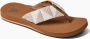 Reef Spring Woven Teenslippers Zomer slippers Dames Zwart - Thumbnail 6