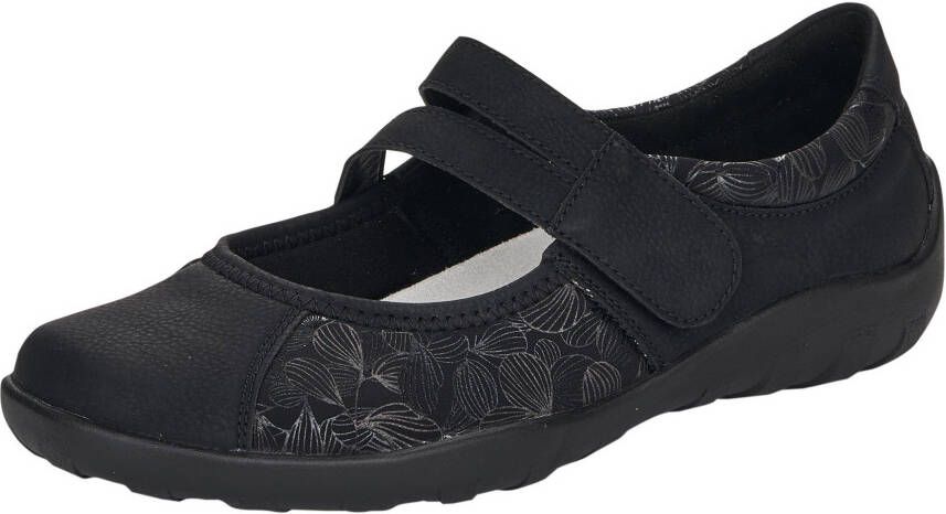 Remonte Ballerina's Slipper slip-on schoen slip-on sneaker met subtiele slangenlook