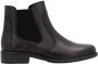 Remonte Chelsea-boots blokhak laarsjes business schoen accenten in reptiel-look - Thumbnail 1