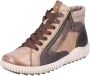 Remonte Hoge veterschoenen in patchwork-look - Thumbnail 2