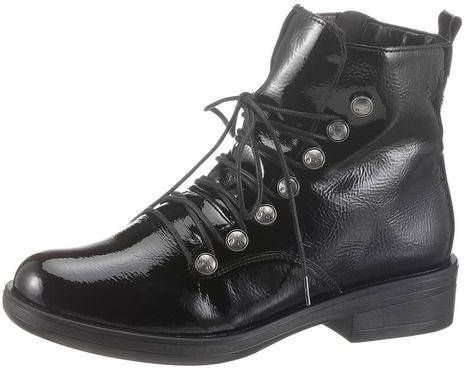 Remonte hoge veterschoenen met modieuze vetersluiting