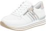 Remonte Witte sportieve sneaker met comfortabel voetbed White Heren - Thumbnail 4