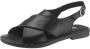 Remonte black casual open sandals Zwart Dames - Thumbnail 3