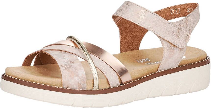 Remonte Sandalen sleehak zomerschoen sandalette met uitneembare zachte inlegzool