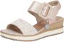 Remonte Sleehaksandaaltjes ELLE-Collection zomerschoen sandalen comfortschoen met klittenband onder de decoratieve gesp - Thumbnail 4