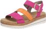 Remonte Sleehaksandaaltjes sleehak zomerschoenen sandalen in vegan verwerking - Thumbnail 2