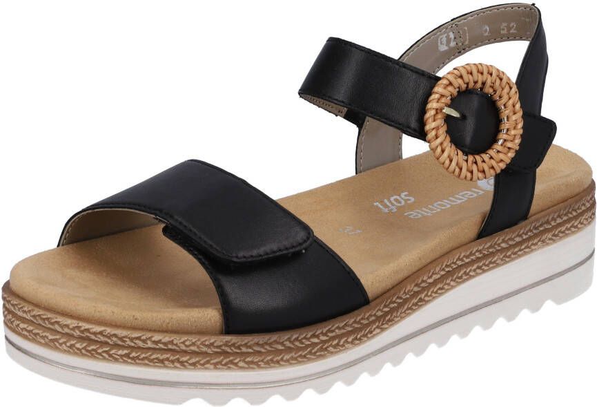 Remonte Sleehaksandaaltjes zomerschoen sandalen met bandjes en praktische klittenbandsluitingen