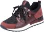 Remonte Sneaker met elastische instap Bordeaux Zwart - Thumbnail 1