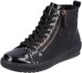 Remonte Dames Veterboot D0775-01 Zwart Lak - Thumbnail 2