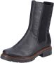 Rieker Comfortabele Chelsea Boot voor Modebewuste Vrouwen Black Dames - Thumbnail 4