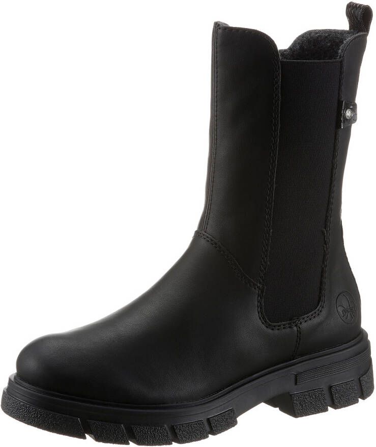 Rieker Chelsea-boots met brede stretchinzet