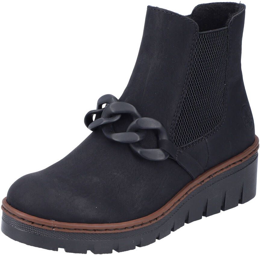 Rieker Chelsea-boots met karakteristieke stretchinzet