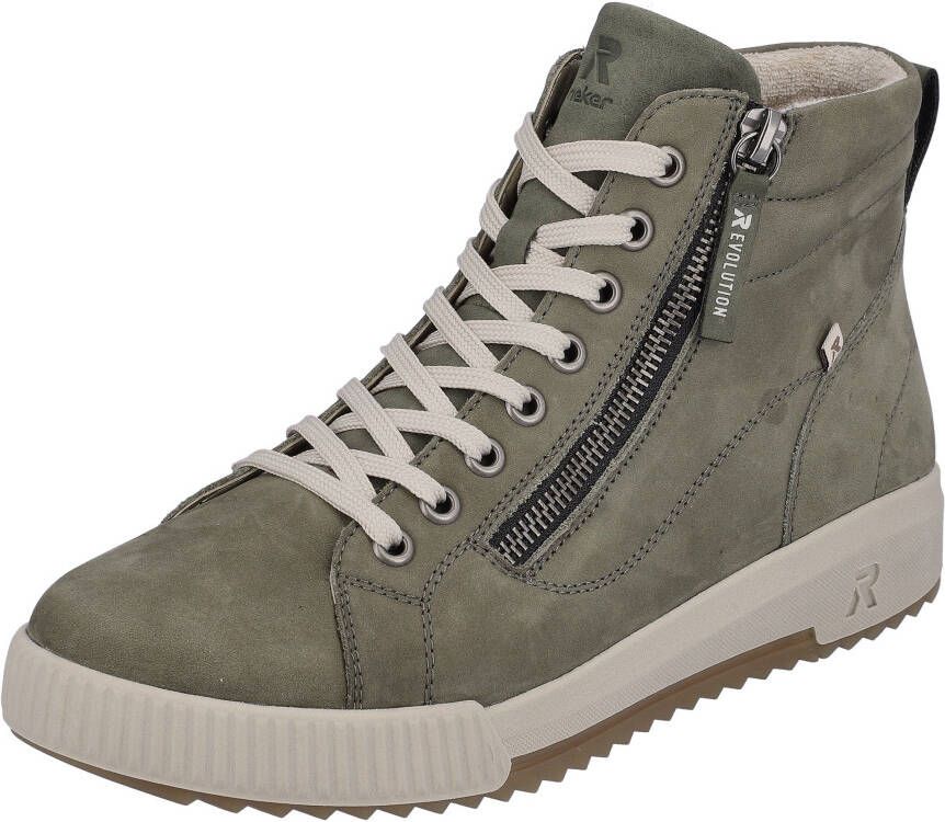 Rieker EVOLUTION Hoge veterschoenen ankle boot high top sneaker leisure boots with zipper