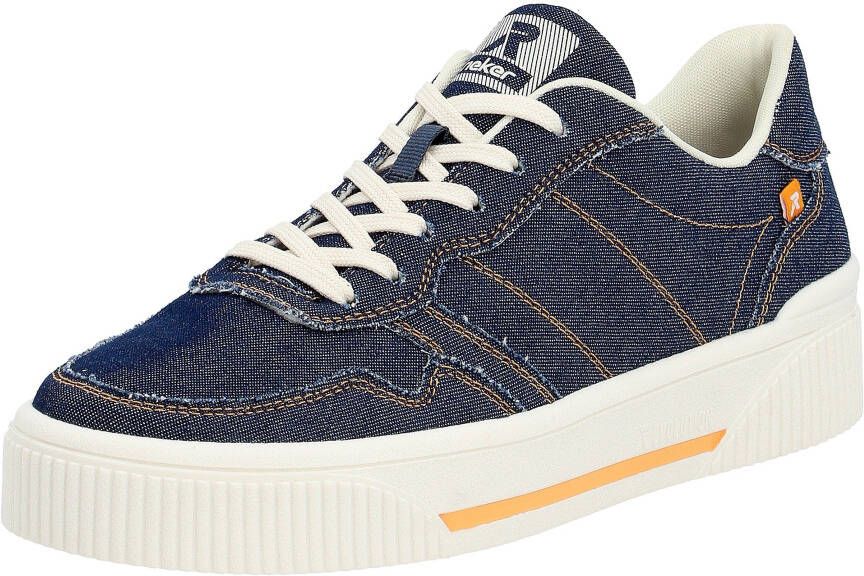 Rieker EVOLUTION Plateausneakers met uitneembare inzet vrijetijdsschoen halfhoge schoen veterschoen