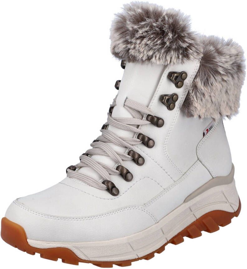 Rieker EVOLUTION Winterlaarzen Hightop sneakers veterschoenen winterlaarzen met lamswolvoering