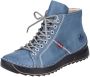 Rieker Hoge veterschoenen met decoratieve stiksels - Thumbnail 2