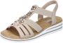 Rieker V0649-62 Sandaal beige - Thumbnail 3