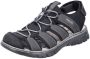 Rieker Sandals 26770-00 Mannen Zwart Sandalen - Thumbnail 3