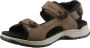 Rieker Donkerblauwe Synthetische Sandalen met Klittenbandsluiting Blauw Heren - Thumbnail 6