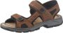 Rieker -Heren bruin sandalen - Thumbnail 2