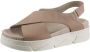 Rieker Beige Open Casual Platte Sandalen Beige Dames - Thumbnail 2