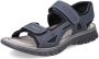 Rieker Donkerblauwe Synthetische Sandalen met Klittenbandsluiting Blauw Heren - Thumbnail 5