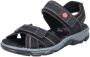 Rieker Sandalen zomerschoen outdoorschoen sleehak in trekkinglook - Thumbnail 2