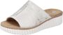 Rieker Slipper 69288-60 Beige Zilver - Thumbnail 4