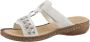 Rieker 628M6-80 slipper muiltje wit - Thumbnail 2