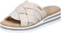 Rieker Slippers wedge heel summer shoe slippers with soft insole - Thumbnail 1