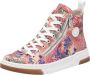 Rieker Sneakers high top sneaker vrijetijdsschoen veterschoen met plateauzool - Thumbnail 3