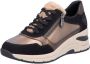 Rieker N9301-90 Sneaker zwart brons - Thumbnail 2