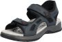 Rieker Blauwe Casual Platte Sandalen voor Mannen Blue Heren - Thumbnail 2