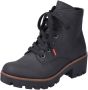 Rieker Veterlaarsjes veterschoenen outdoorankle boots met robuuste profielzool - Thumbnail 1