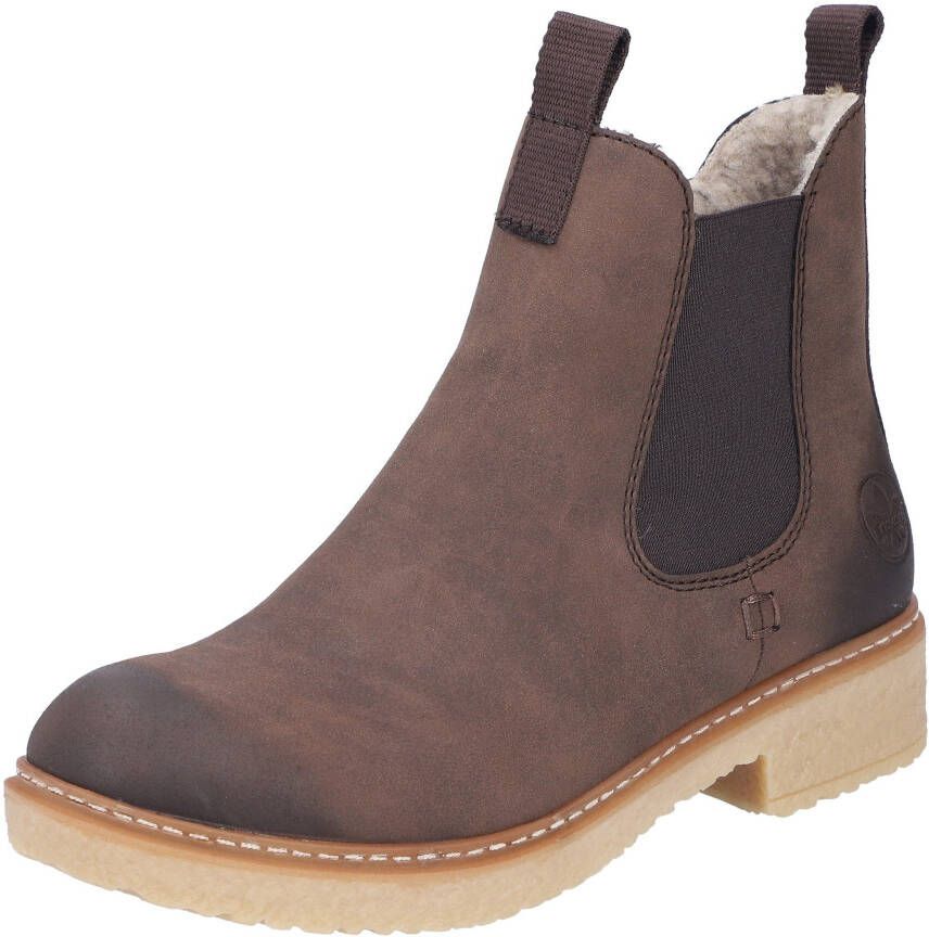 Rieker Winterlaarsjes chelseaboots used-look met binnenrits en stretchinzet