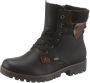 Rieker Uganda Ambor Bear Boots Zwart Dames - Thumbnail 2