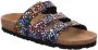 Rohde Slippers Alba zomerschoen slippers met kleurrijke print g-breedte = breed - Thumbnail 2