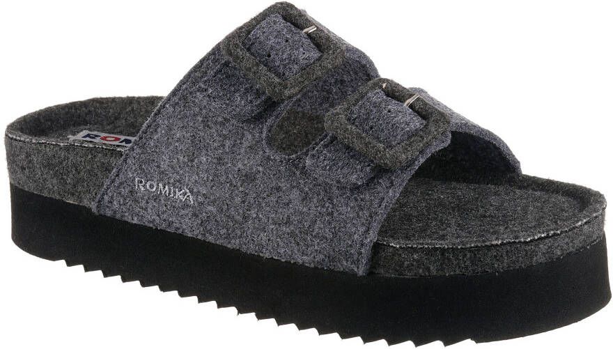 Romika Slippers met plateauzool