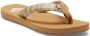 Roxy Women's Porto Raffia II Sandalen beige - Thumbnail 4