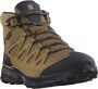 Salomon X Ward Leather Mid GTX GORE-TEX Heren Wandelschoenen Trekking Schoenen Bruin - Thumbnail 2