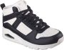 Skechers Uno Zwart Wit High-Top Sneaker Multicolor - Thumbnail 4