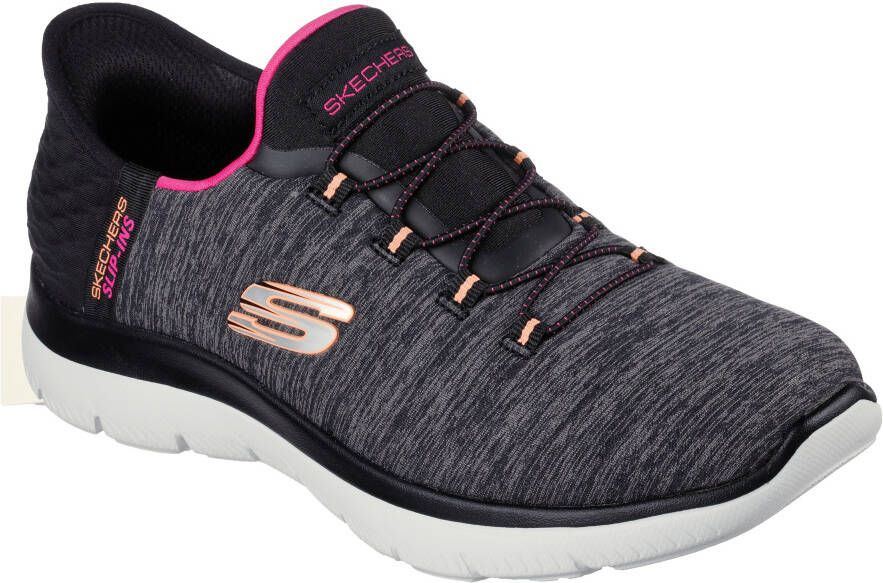 Skechers Instappers SUMMITS DAZZLING HAZE Slip-ins sneaker vrijetijdsschoen met subtiele contrastdetails