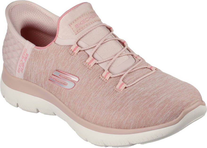 Skechers Instappers SUMMITS DAZZLING HAZE Slip-ins sneaker vrijetijdsschoen met subtiele contrastdetails