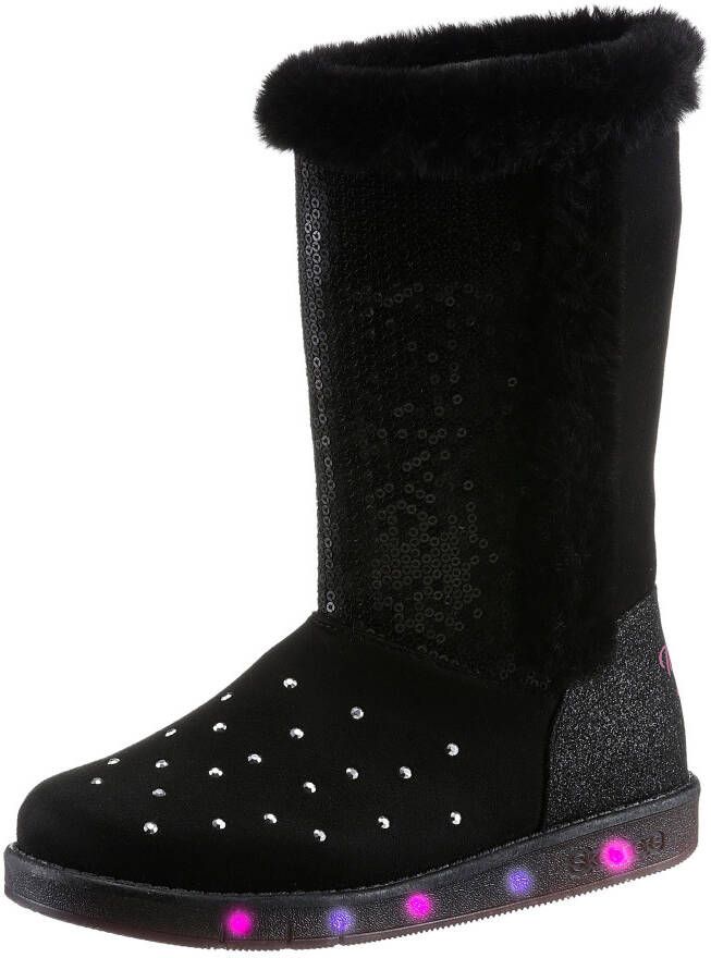 Skechers Kids Winterlaarzen met mooie glitterdetails