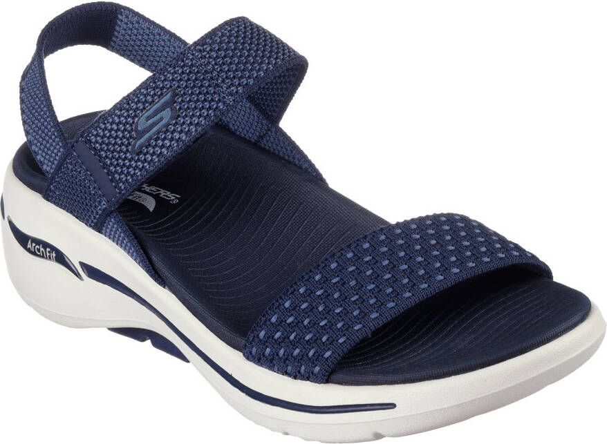 Skechers Sandalen GO WALK ARCH FIT SANDAL-POLISHED zomerschoen sandaal klittenbandschoen geschikt voor machinewas