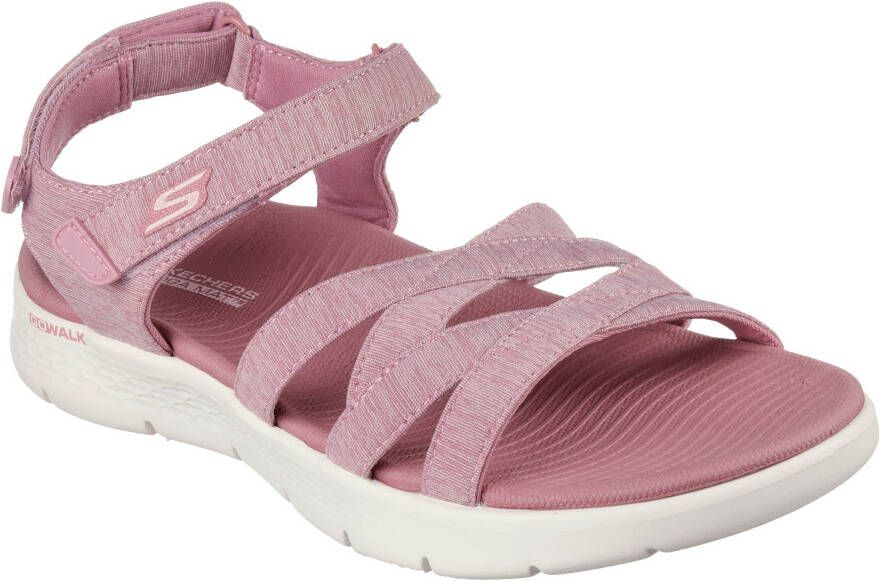 Skechers Sandalen GO WALK FLEX SANDAL-SUNSHINE zomerschoen sandaal klittenbandschoen met praktische klittenbandsluiting